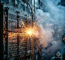 Одной из множества причин пожаров в зимний период является короткое замыкание электропроводки