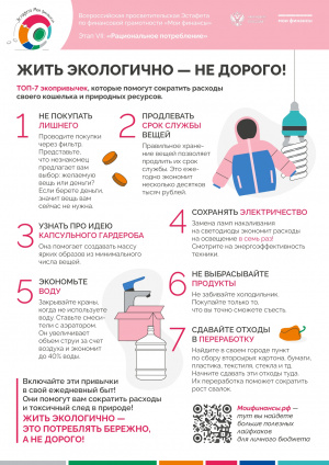 Жить экологично- не дорого