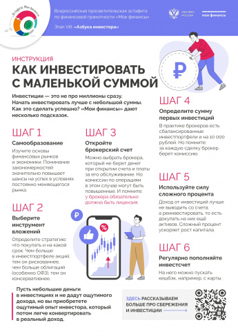Инструкция: Как инвестировать с маленькой суммой